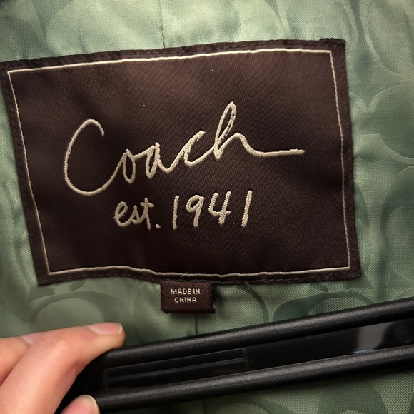 Coach Black Angora Wool Belted Coat - Size Medium - Picture 2 of 3